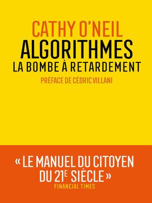 cover image of Algorithmes